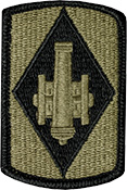75th Fires Brigade OCP Scorpion Shoulder Sleeve Patch